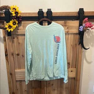 Vineyard Vines Mint Long Sleeve Tee